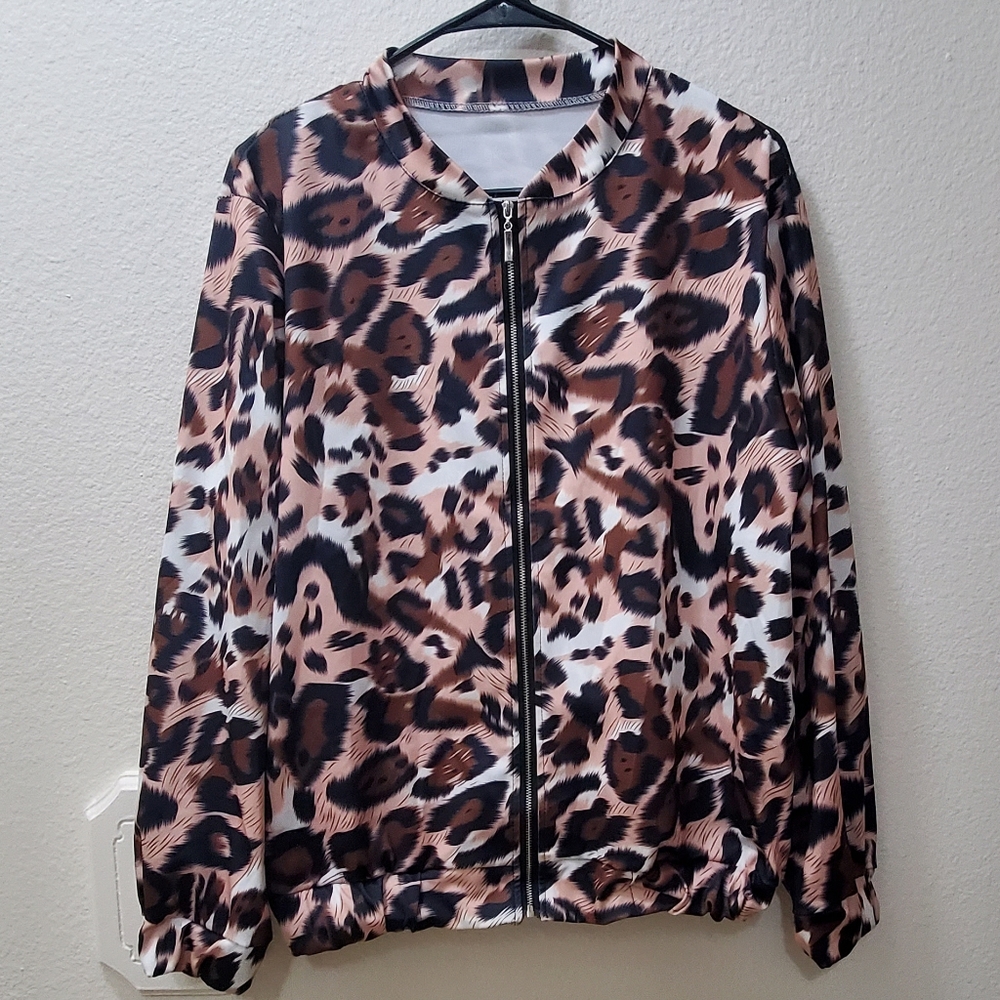 Ultra-thin Lightweight Jacket Leopard print